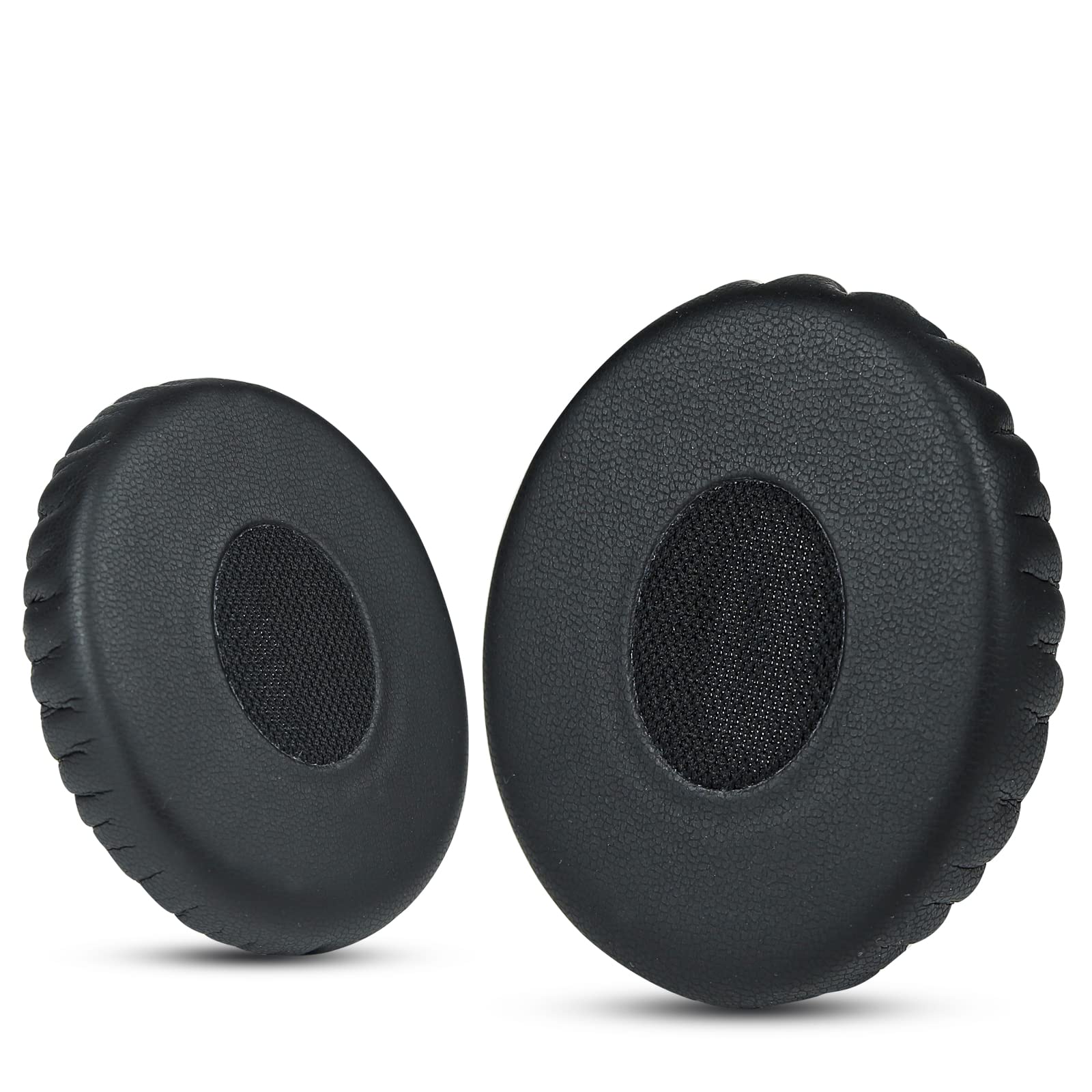 Professional Bose On Ear Headphones Replacement Pads, Bose OE2 Replacement Ear Pads, Fits Bose Over-Ear 2(OE2, OE2i), Soft Leather & Memory Foam, by Krone Kalpasmos – Black Scrim, Black