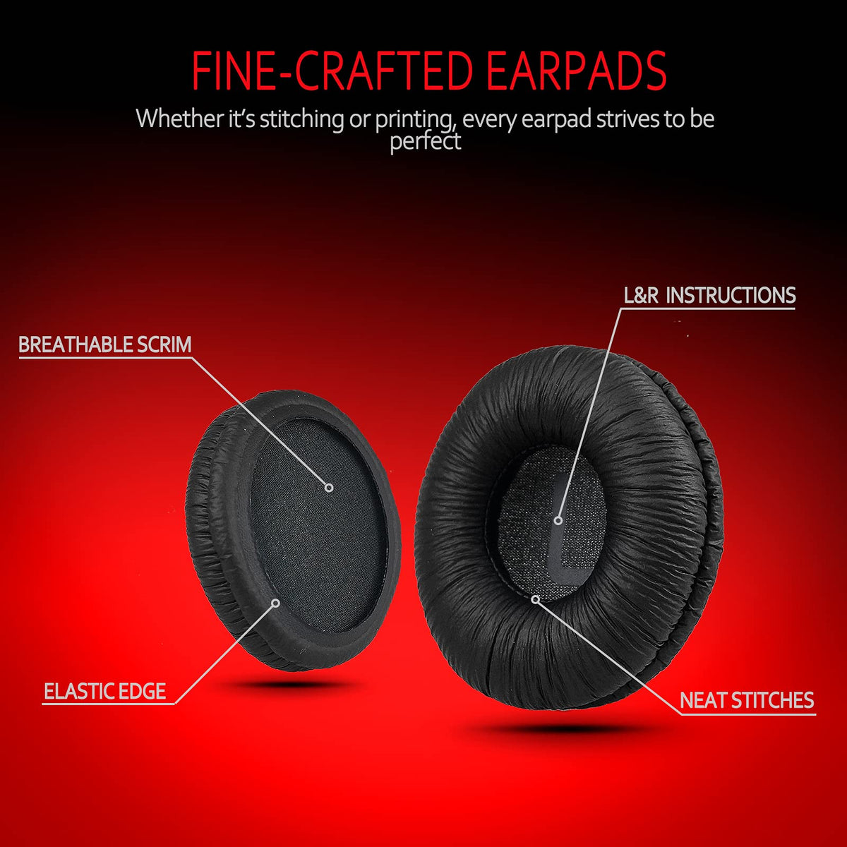 Universal Replacement Ear Pads for Sony MDR-ZX110