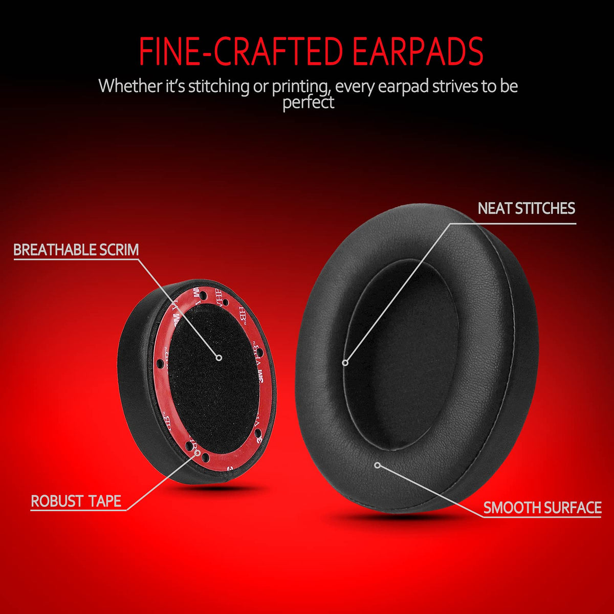 Professional Replacement Earpads For Beats Studio 2/3 Headphone