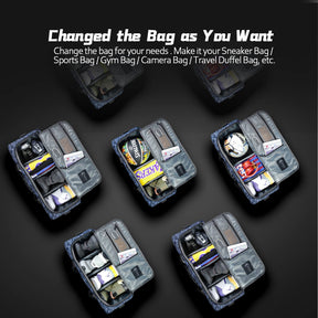Multi-functional Travel DuffleBag / Sports Bag / Sneaker Bag-Blue Camo