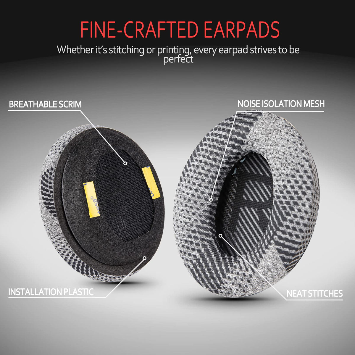 Krone Kalpasmos Patterned Professional Bose Headphone Replacement Ear Pads