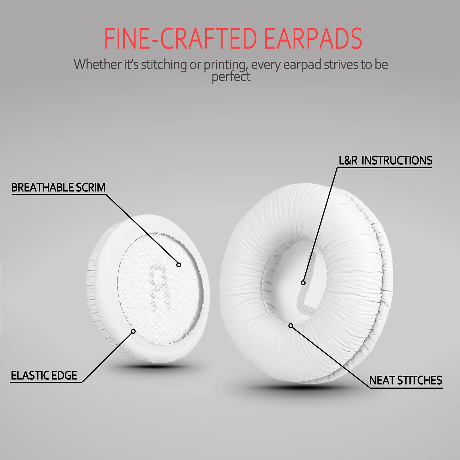 Universal Replacement Ear Pads for Sony MDR-ZX110